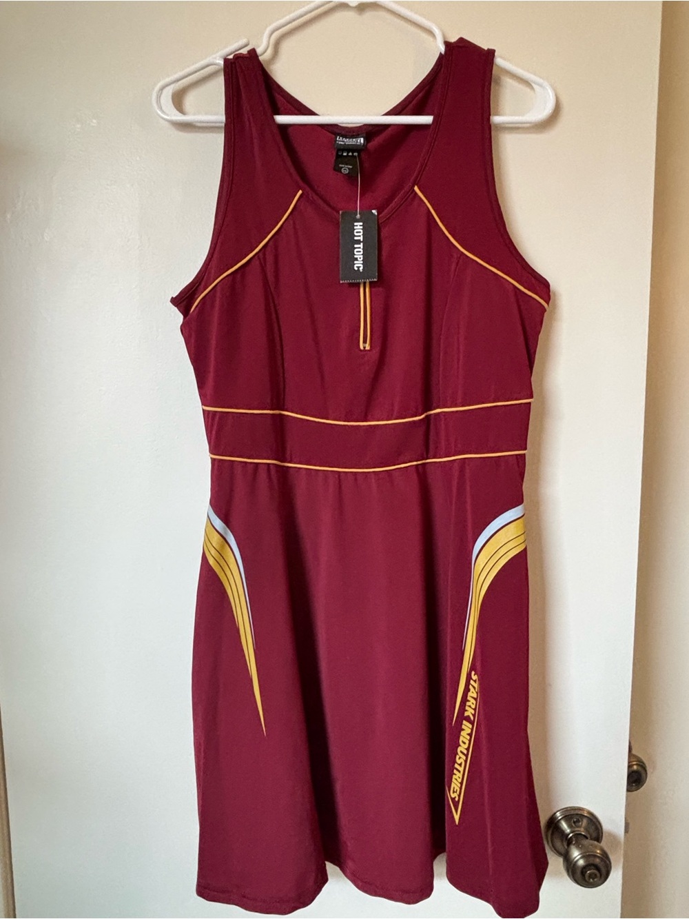 Her Universe Iron Man Costume Skater Dress, size L